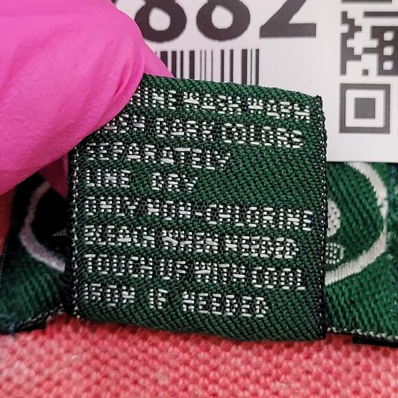 Vintage 90s IZOD Polo Shirt Large 23x28 Faded Stripes - Picture 7 of 13